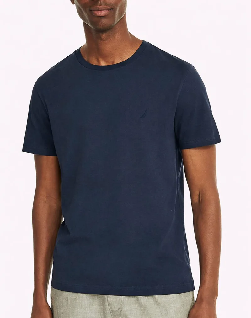 NAUTICA ΜΠΛΟΥΖΑ T-SHIRT ΚΜ S/S T-SHIRTS CREW TEE 3NCVR8100-4NV/444 NavyBlue