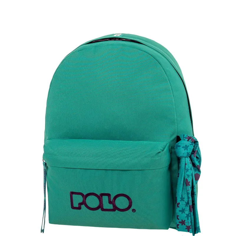 Τσάντα πλάτης Polo Original with Scarf - Πετρόλ/Μοβ (901135-5847)