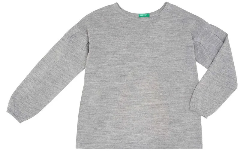ΠΟΥΛΟΒΕΡ BENETTON 2G IMPIANTO JUL ΓΚΡΙ ΜΕΛΑΝΖΕ (82 CM)-(1-2 ΕΤΩΝ)