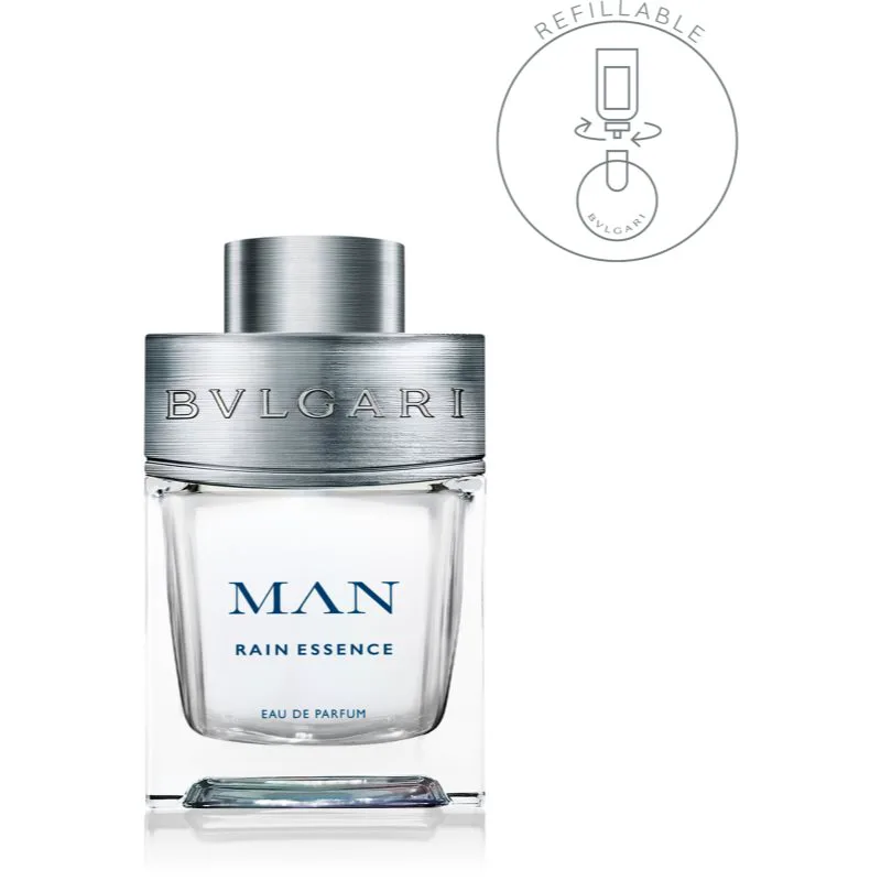 BVLGARI Bvlgari Man Rain Essence Eau de Parfum επαναπληρώσιμο για άντρες 60 ml