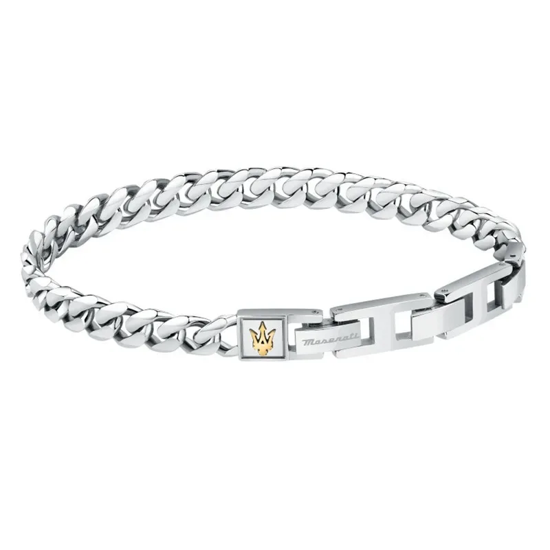 Ανδρικό βραχιόλι Maserati Iconic Stainless Steel JM422AVD09 JM422AVD09 Ατσάλι