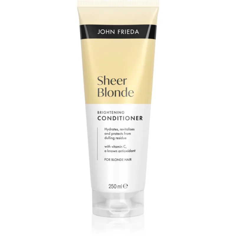 John Frieda Sheer Blonde Brightening Conditioner λαμπρυντικό μαλακτικό για ξανθά μαλλιά 250 ml