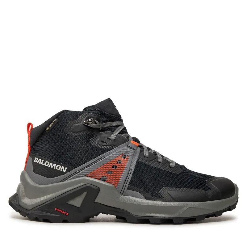 Παπούτσια πεζοπορίας Salomon X Raise Mid Gore-Tex L47458000 Μαύρο