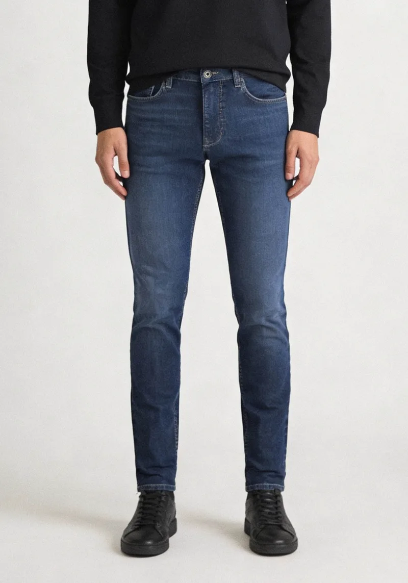 Fynch Hatton Jean Παντελόνι της σειράς Denim - 1502 2913 668 Mid Blue