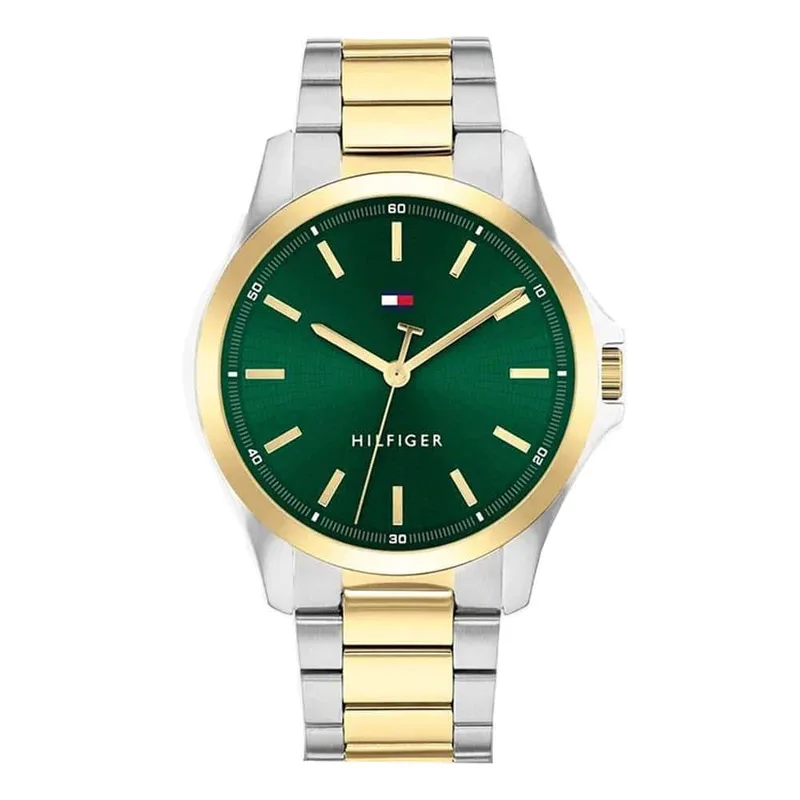 TOMMY HILFIGER Oxford Τwo Tone Stainless Steel Bracelet 1792192