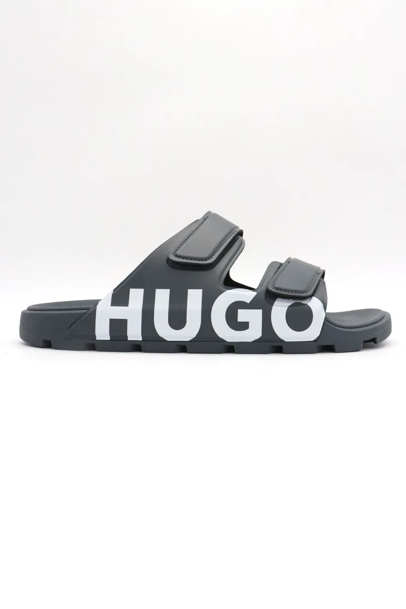 HUGO ΠΑΝΤΟΦΛΕΣ EVANDER_SAND_LG LOGO ΓΚΡΙ