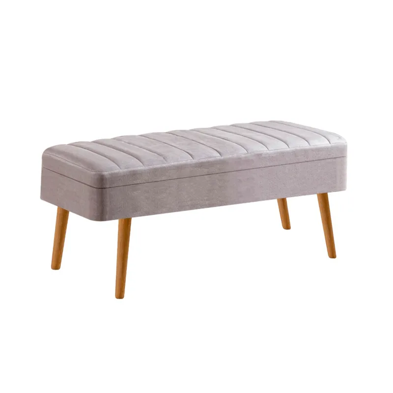 Παγκάκι Vina 0701 - 2 - Grey, Atlantic 869Vel5303 (90x40x39 cm)