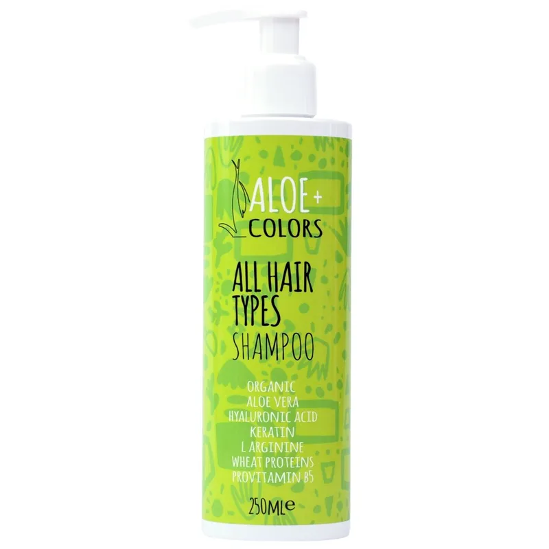 Aloe+ Colors All Hair Types Shampoo Σαμπουάν για Όλη την Οικογένεια, Κατάλληλο για Όλους τους Τύπους Μαλλιών 250ml