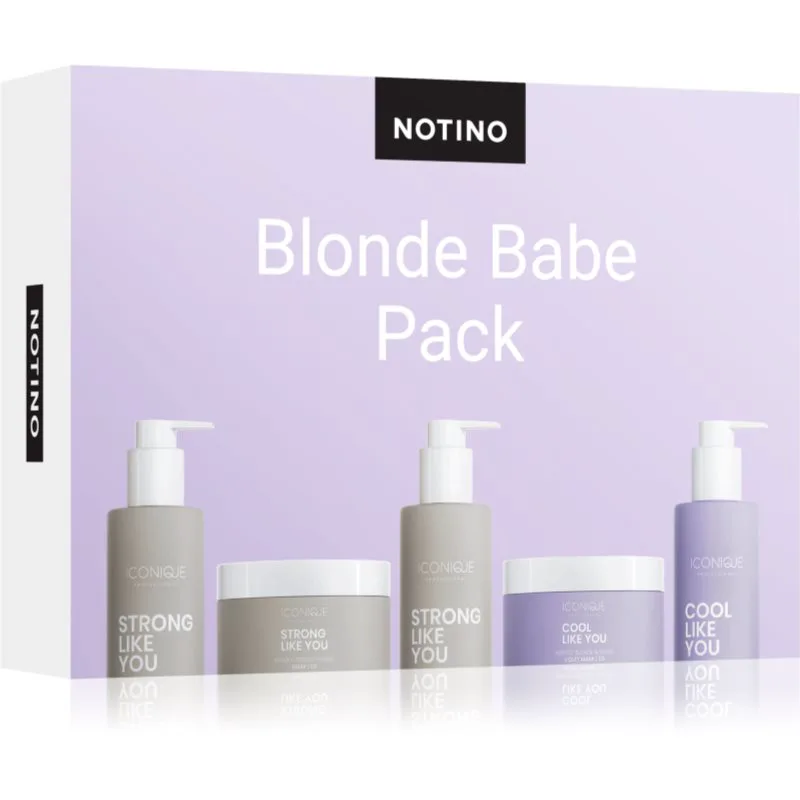 Beauty Discovery Box Notino Blonde Babe Pack (ICONIQUE Professional) Σετ για γυναίκες