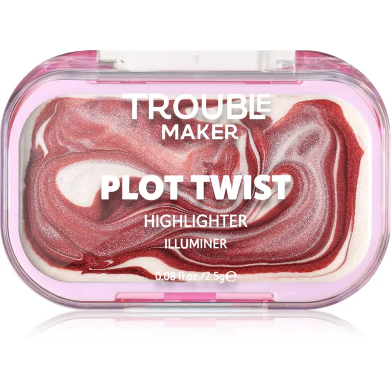 Trouble Maker Plot Twist Cream Highlight στερεό κρεμώδες highlighter απόχρωση Earth Turnt Bronze 2.5 γρ