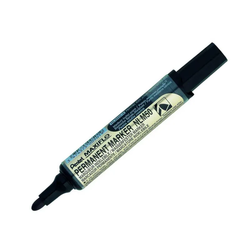 NLM50-A PENTEL ΜΑΡΚΑΔΟΡΟΣ ΑΝΕΞΙΤΗΛΟΣ MAXIFLO Μ ΜΑΥΡΟ