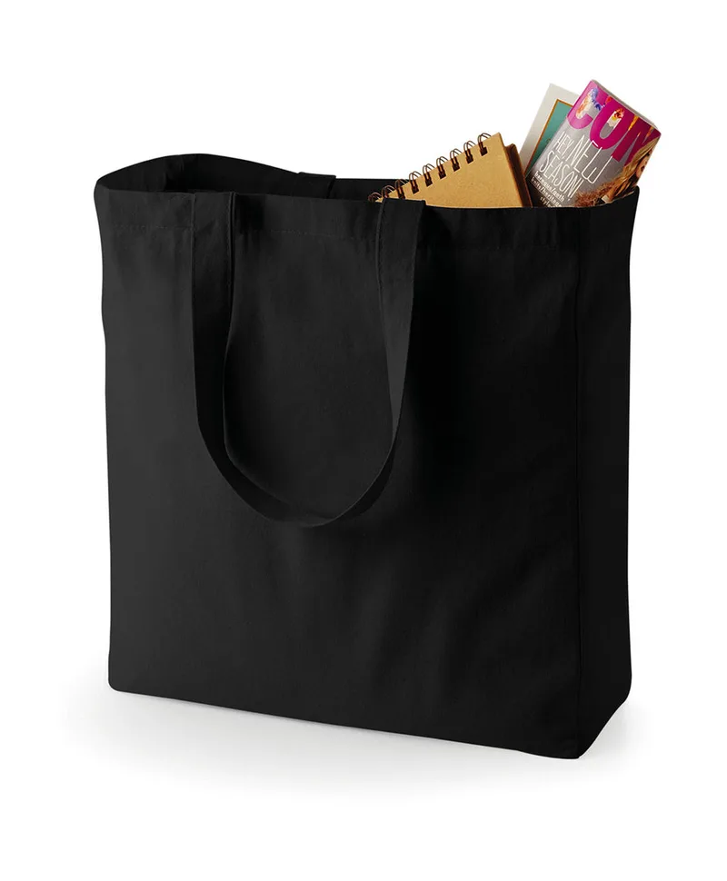 Τσάντα Shopping QD23 Quadra Canvas Classic Black