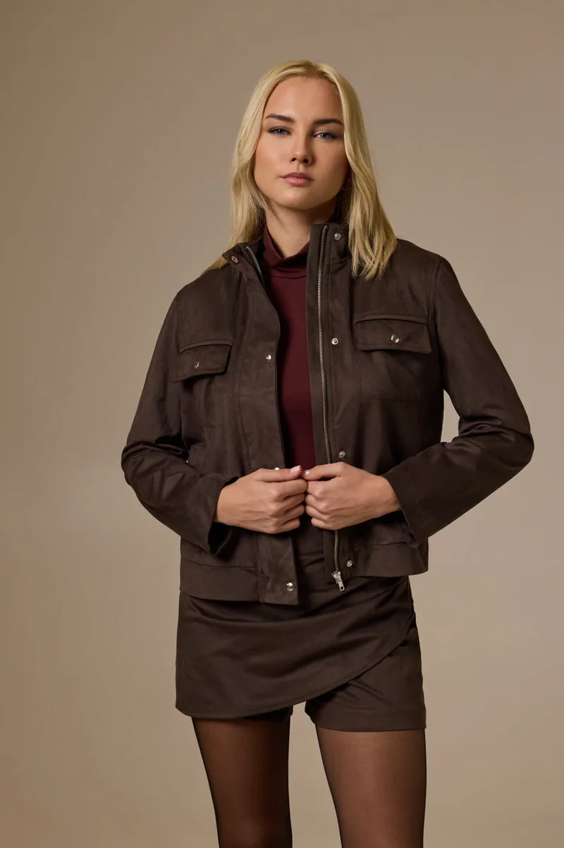 Enzzo Jacket Jenna - Dark Espresso