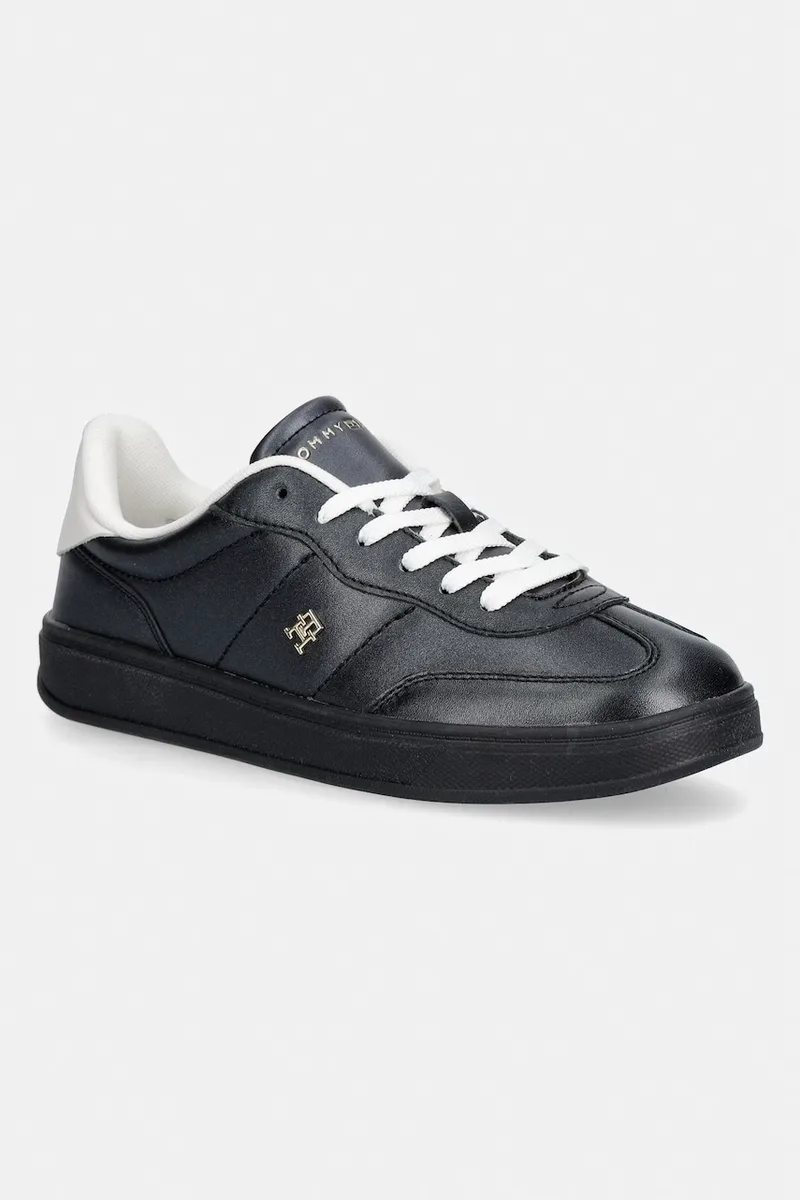 Tommy Hilfiger TH HERITAGE SHINY SNEAKER Γυναικεία δερμάτινα sneakers