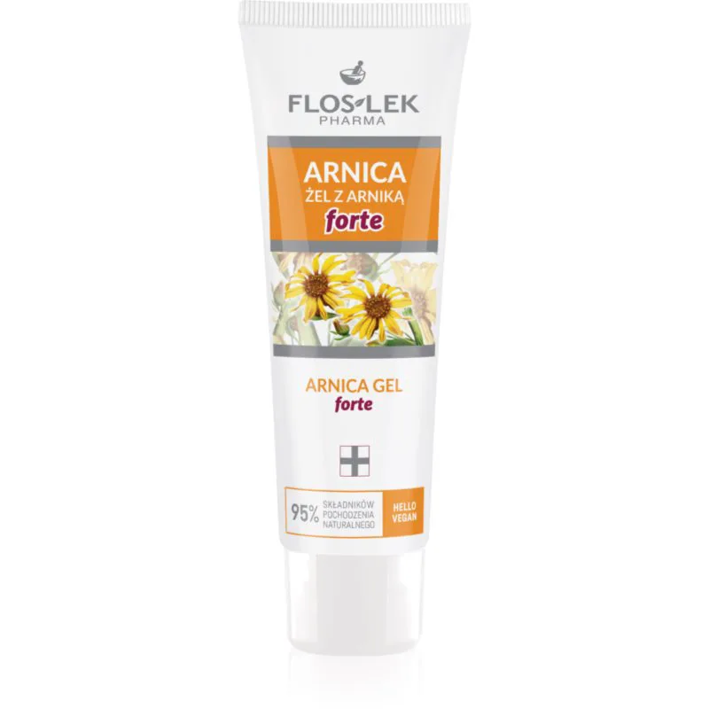 FlosLek Pharma Arnica καταπραϋντικό τζελ για την αντιμετώπιση του πρηξίματος και των μαύρων κύκλων 50 ml