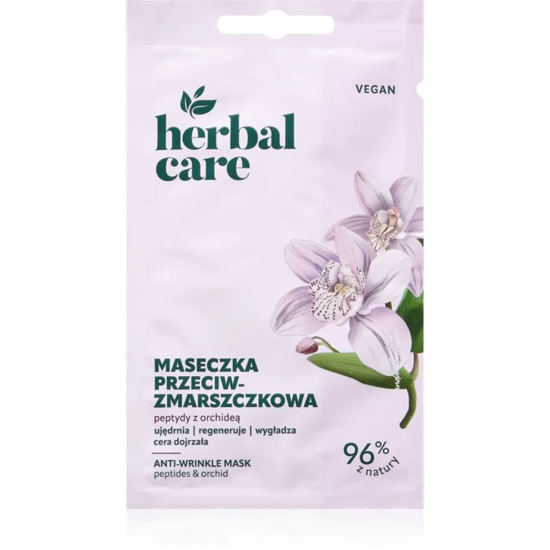 Farmona Herbal Care Peptides & Orchid μάσκα προσώπου με αντιρυτιδική επίδραση 1 τμχ