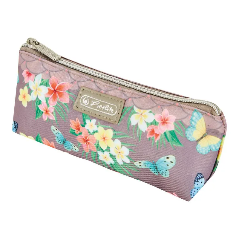 Herlitz Κασετίνα Spip Ladylike Butterflies μπεζ