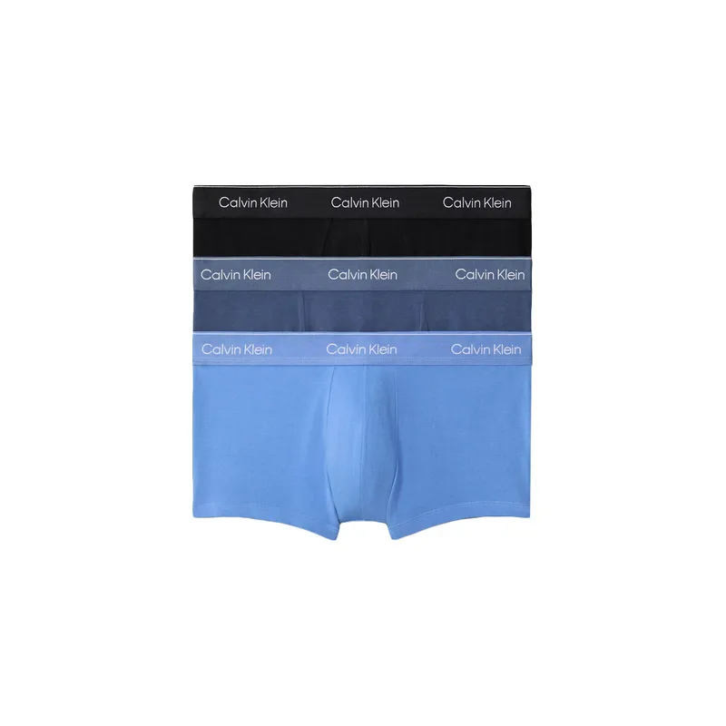 Εσώρουχα και μποξεράκια εγκυμοσύνης Calvin Klein Jeans LOW RISE 3 PACK TRUNK MEN