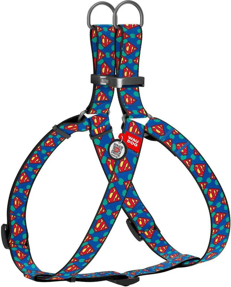 ΣΑΜΑΡΑΚΙ WAUDOG SUPERMAN LOGO METAL FASTEX (20MM / 50-80CM)