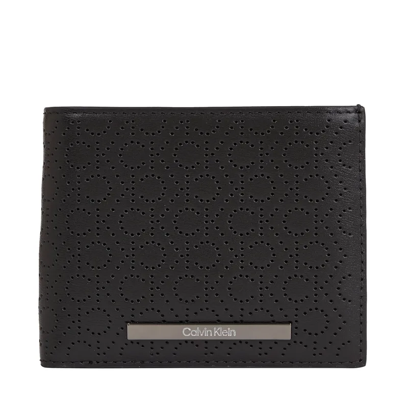 Πορτοφόλι Calvin Klein Modern Bar Bifold 5Cc W/Coin K50K511835 Μαύρο