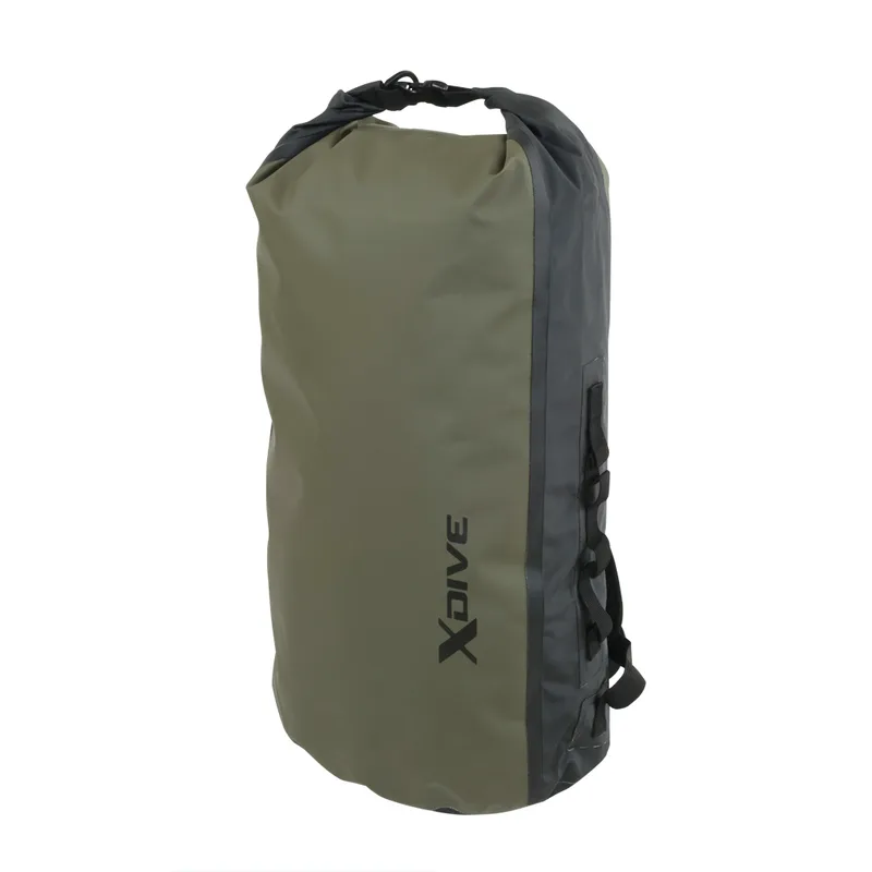 Σάκος Στεγανός Carrier Χακί 45L Με Ιμάντες Πλάτης