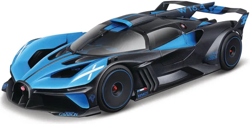 BUGATTI BOLIDE BBURAGO ΜΕΤΑΛΛΙΚΟ ΑΝΤΙΓΡΑΦΟ 1:18 BLUE