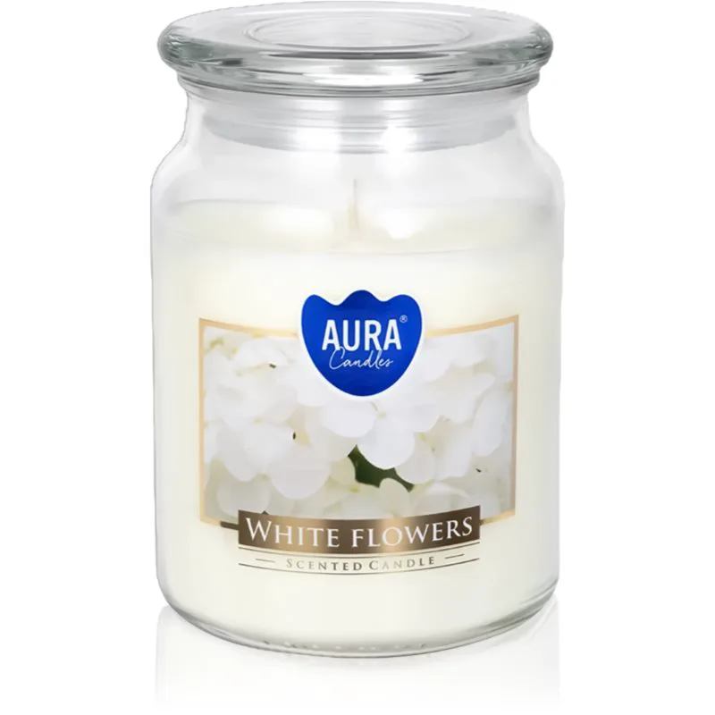 BISPOL Premium Line White Flowers αρωματικό κερί 500 γρ