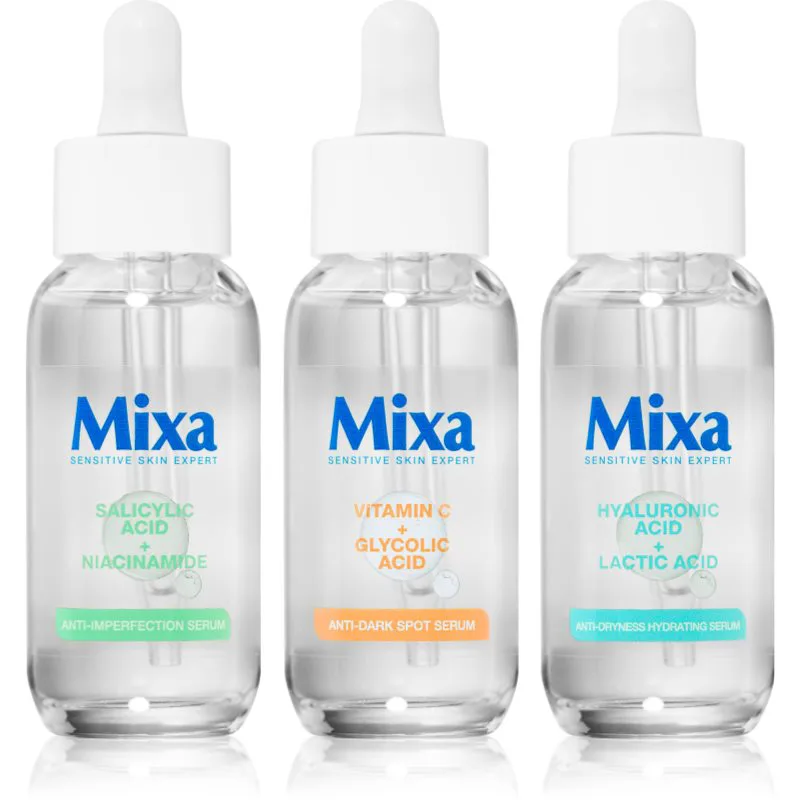 Mixa Sensitive Skin Expert Set σετ περιποίησης για την επιδερμίδα 3x30 ml