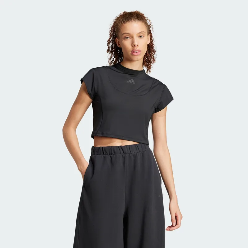 adidas Sportswear City Escape Γυναικείο Cropped T-Shirt (9000213691_1469)