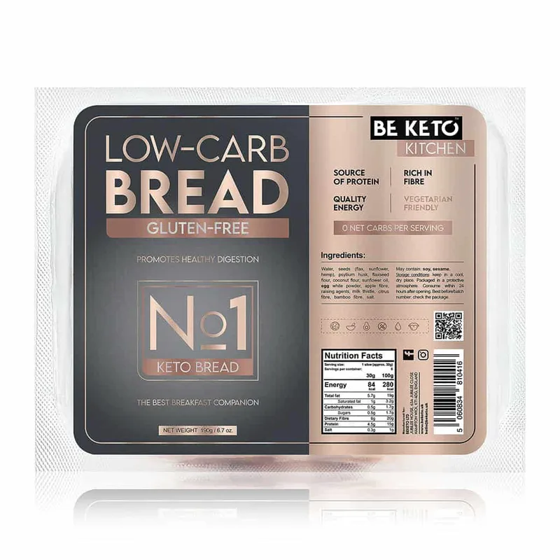 Beketo Κέτο Ψωμί Χωρίς Γλουτένη σε Φέτες Beketo (190g)