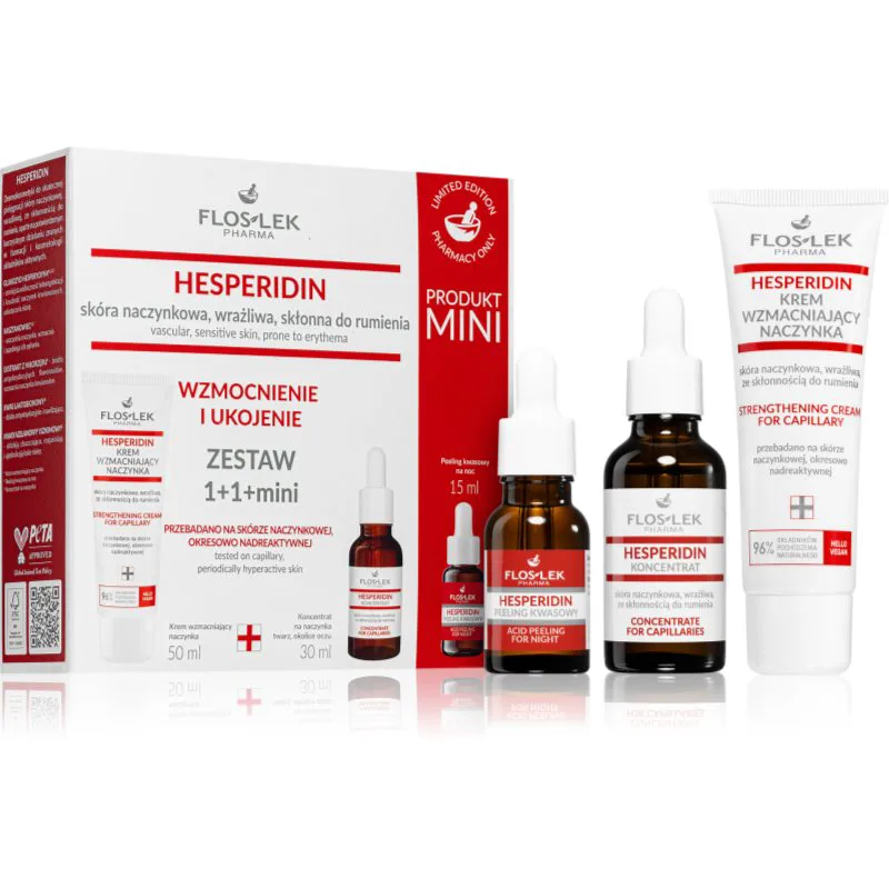 FlosLek Laboratorium Hesperidin σετ δώρου για ευαίσθητη επιδερμίδα