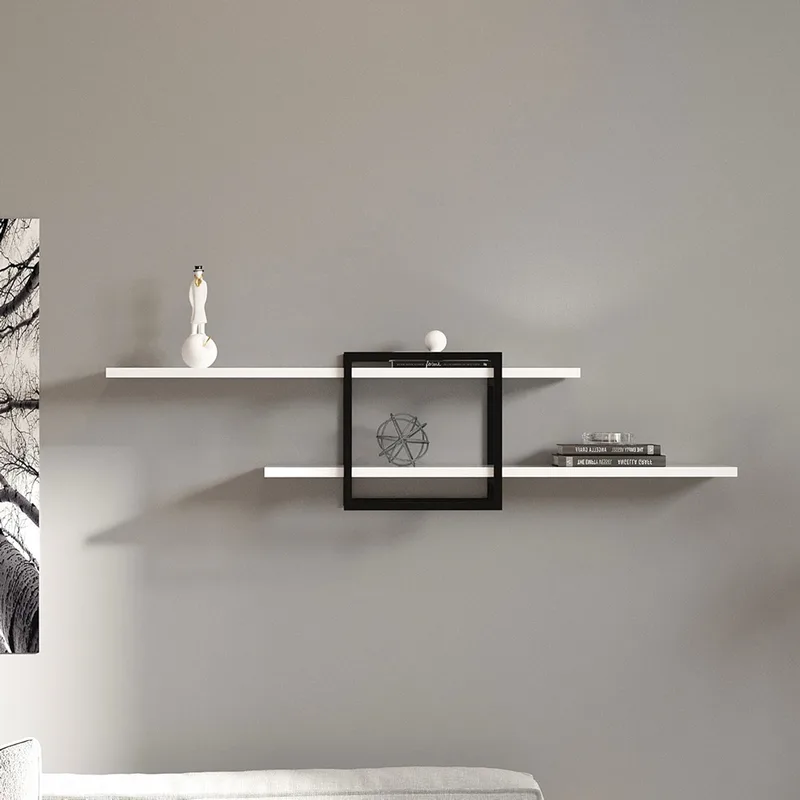 Ράφι Τοίχου Mone - White 495Sse1159 120x30x18 cm