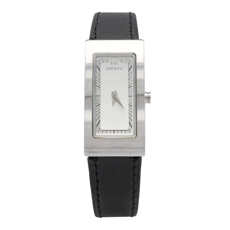 DKNY Βlack Leather Strap NY3843