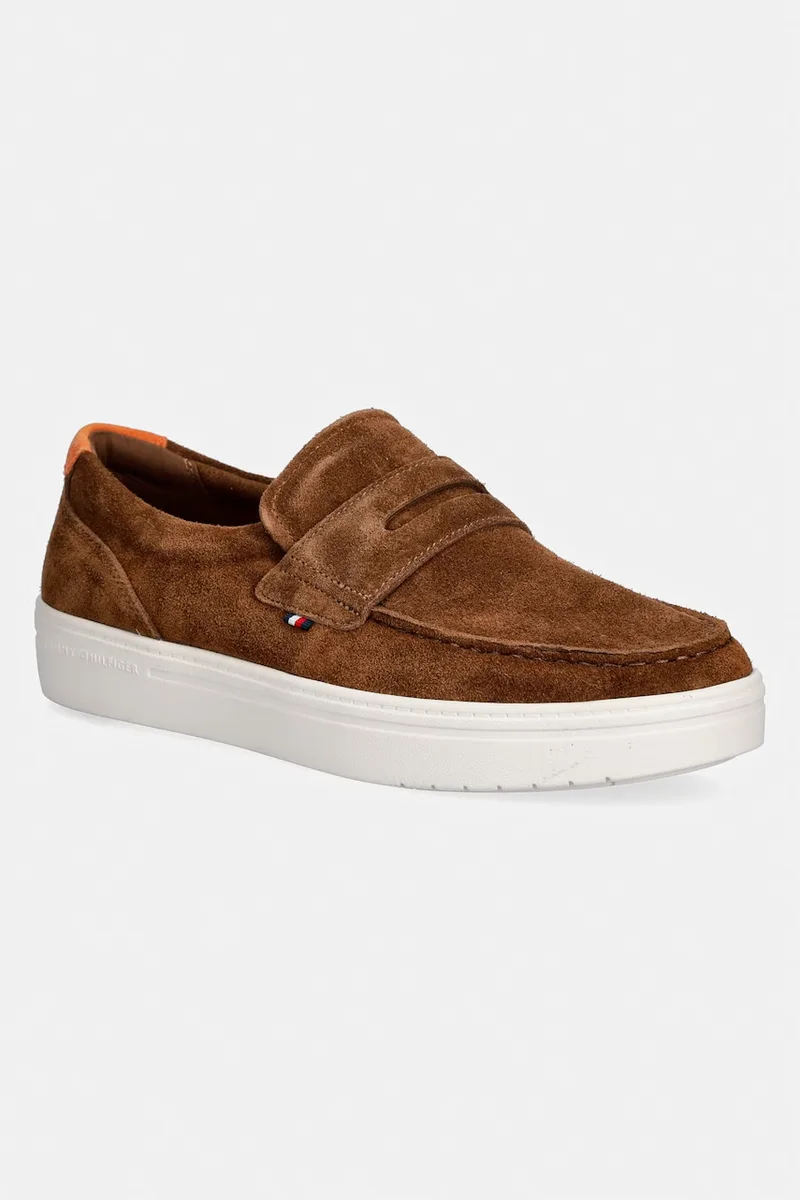 Tommy Hilfiger μοκασίνια Ανδρικά σουέτ MODERN LIGHT HYBRID SUEDE LOAFER