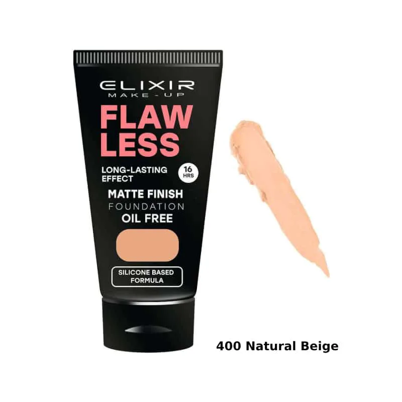 Elixir Matte Finish Foundation 400 Natural Μπεζ