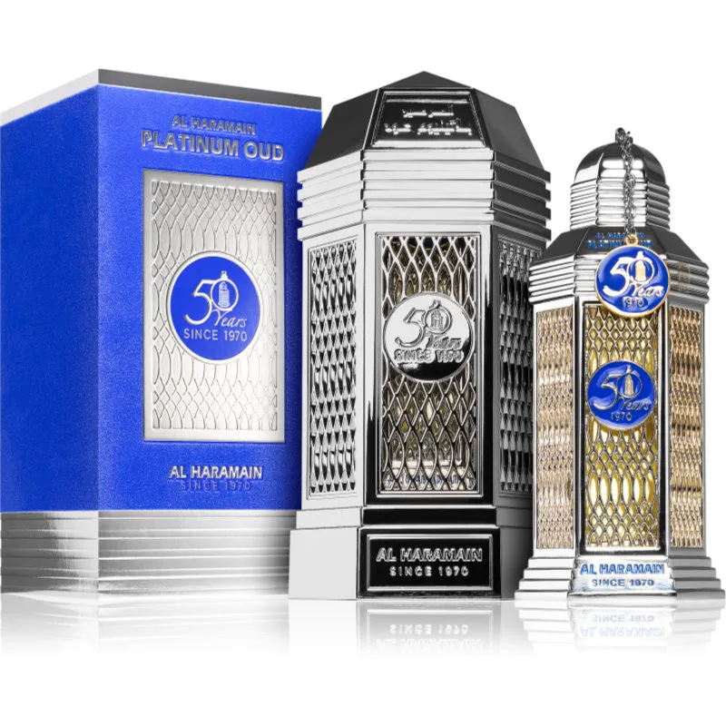 Al Haramain Platinum Oud 50 years Eau de Parfum unisex 100 μλ