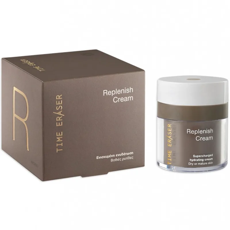 Medisei Time Eraser Replenish Cream Ενισχυμένη Κρέμα Ενυδάτωσης Προσώπου για Ξηρές & Ώριμες Επιδερμίδες, Κατά των Βαθιών Ρυτίδων 50ml