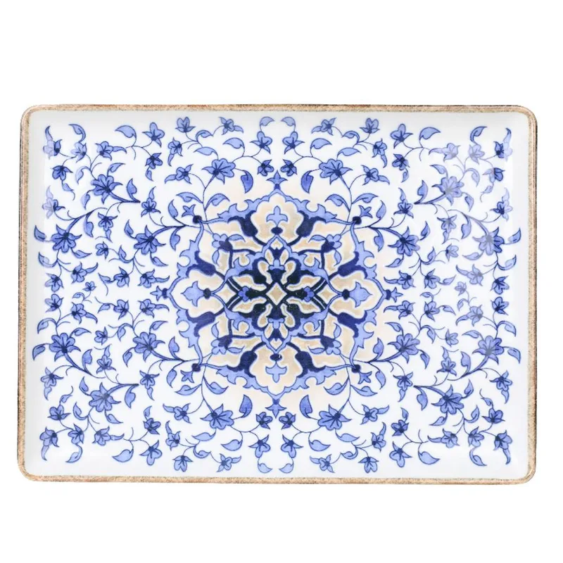Πιατέλα Πορσελάνης 30x22εκ. Tile Legacy Kutahya Porselen KX890726T3022 (Υλικό: Πορσελάνη, Χρώμα: Λευκό) - KUTAHYA PORSELEN - KX890726T3022
