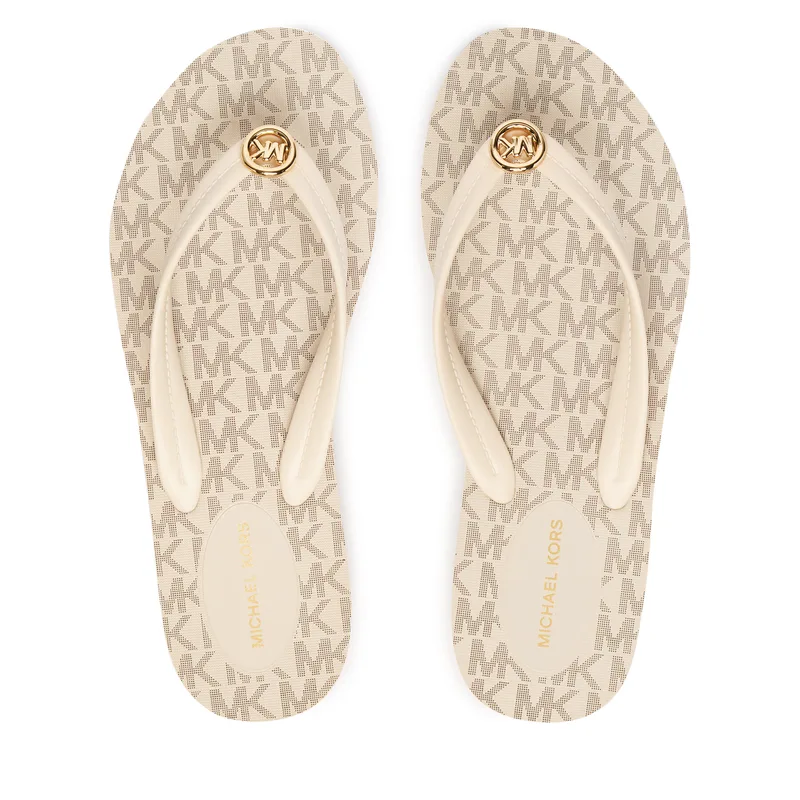 Σαγιονάρες MICHAEL Michael Kors Posie Flip Flop 40S6PSFA2Q Κρεμ