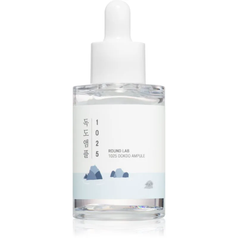 ROUND LAB 1025 Dokdo Ampoule εντατικά ενυδατικός ορός προσώπου με καταπραϋντική δράση 45 γρ