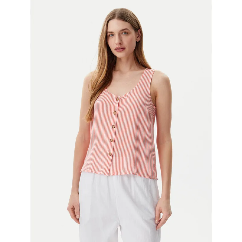 Vero Moda Τοπ Bumpy 10325830 Κόκκινο Standard Fit