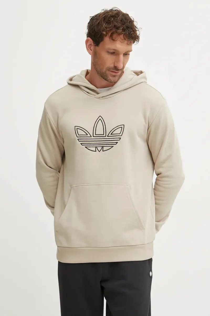 Βαμβακερή μπλούζα adidas Originals Outline Hoodie
