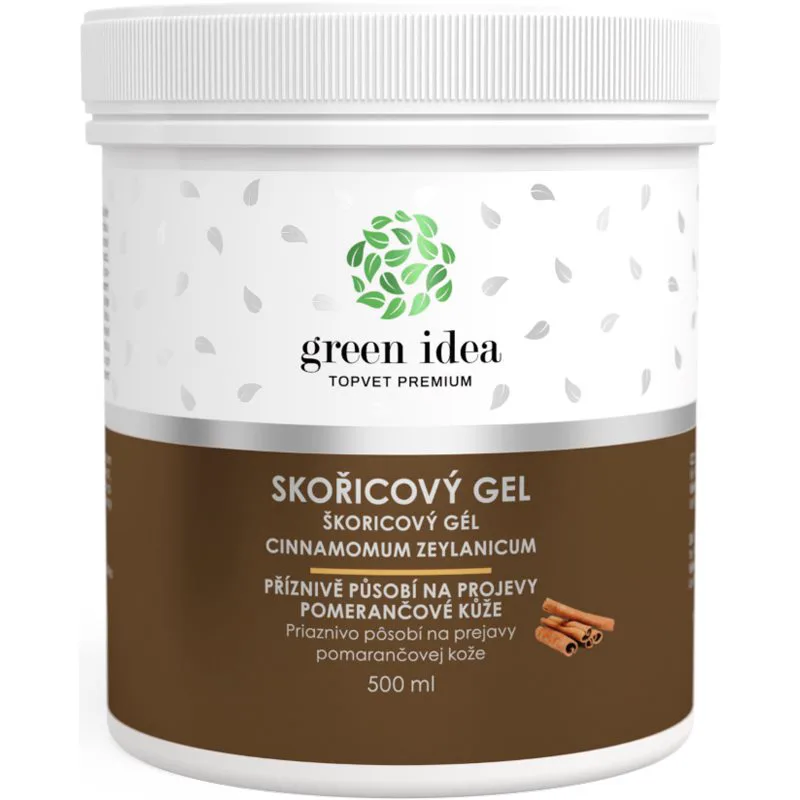 Green Idea Skořicový gel τζελ για μασάζ 500 ml