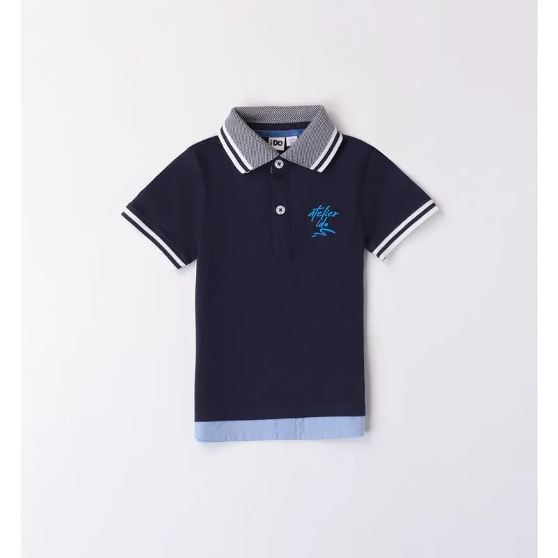 Μπλούζα πόλο αγόρι I DO-48671-3854-Navy