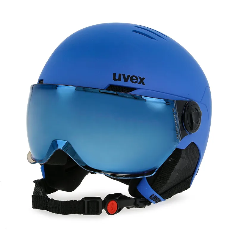 Κράνος Σκι Uvex Rocket Jr Visor 56/6/263/20 Μπλε