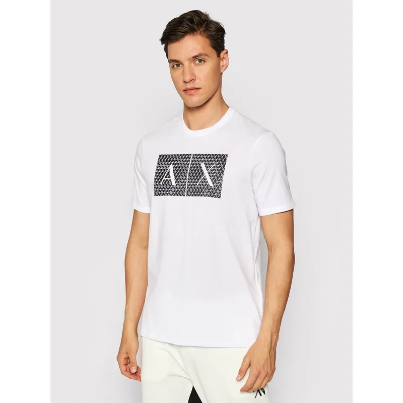 Armani Exchange T-Shirt 8NZTCK Z8H4Z 1100 Λευκό Slim Fit