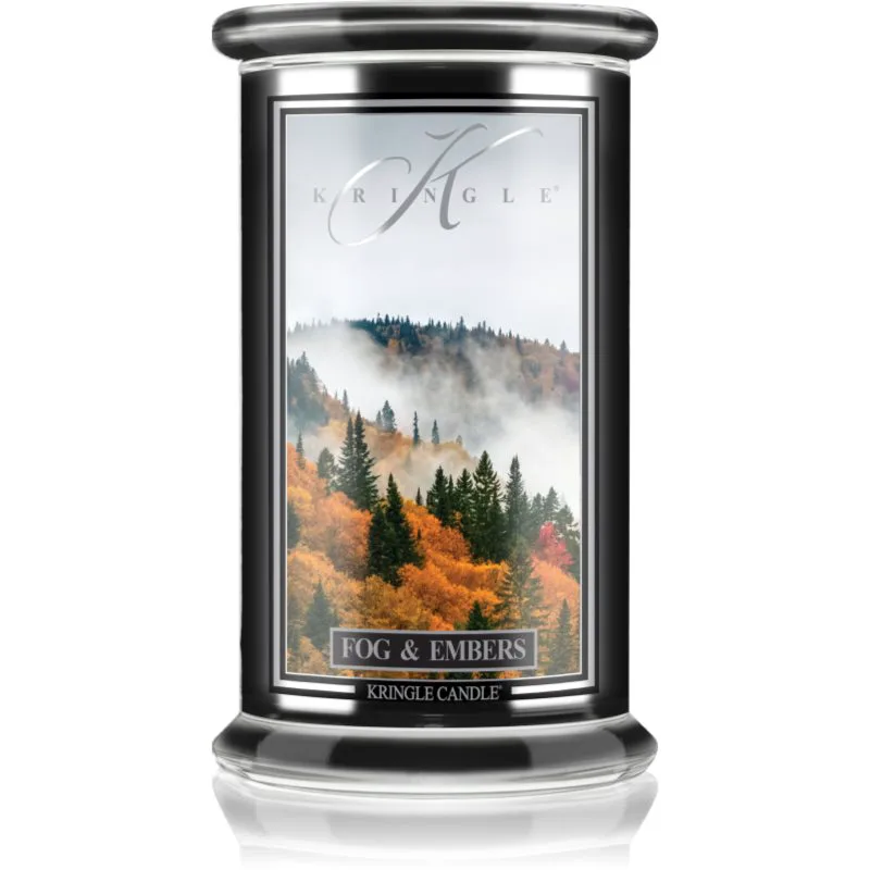 Kringle Candle Fog & Embers αρωματικό κερί 623 γρ