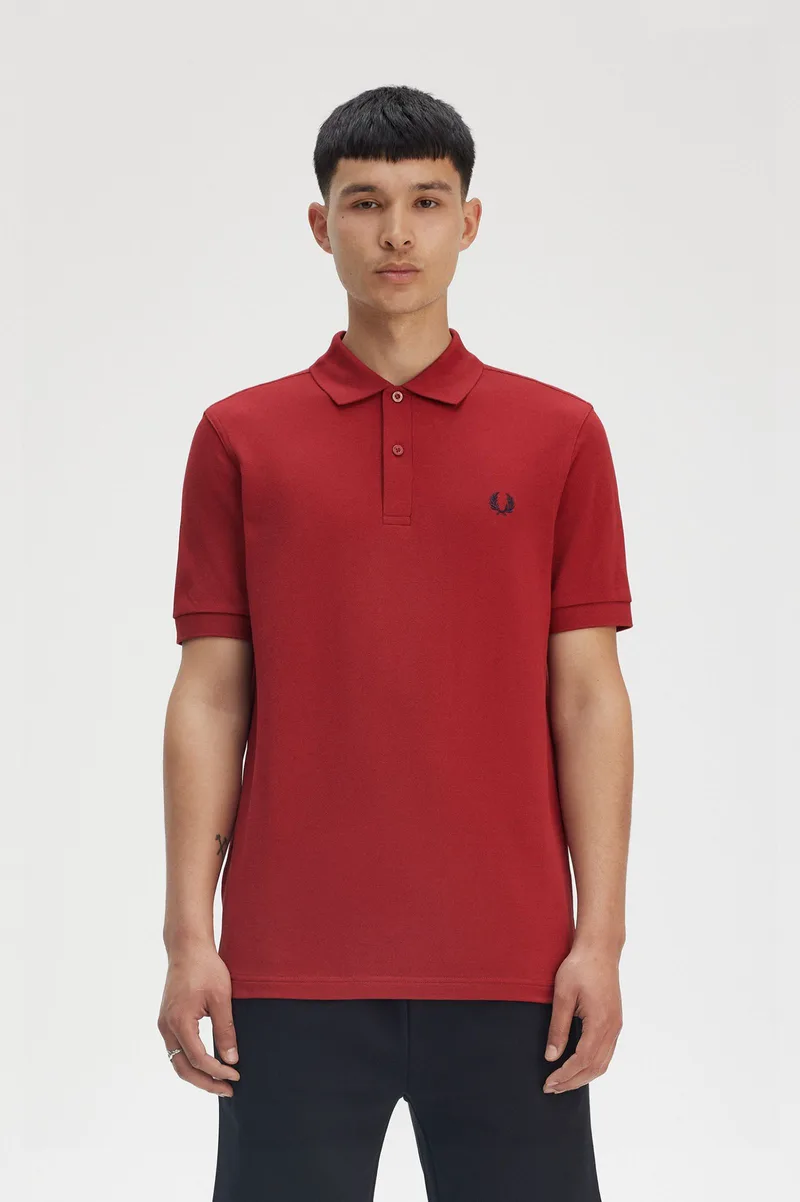 Ανδρικό Polo Plain Fred Perry Shirt M6000-Y35 Κόκκινο