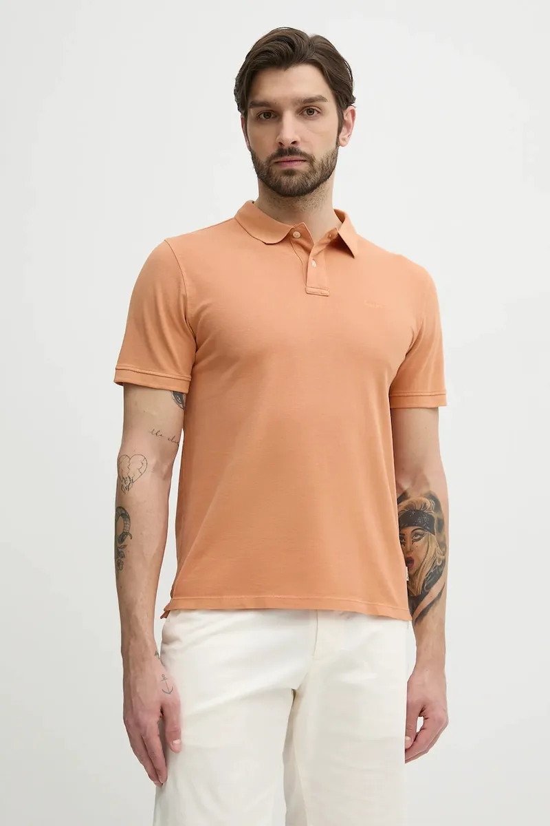 Pepe Jeans πόλο ανδρικό βαμβακερό NEW OLIVER GD