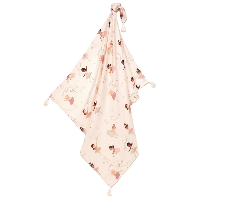 Bamboo Κουβέρτα Swaddle Ballerine